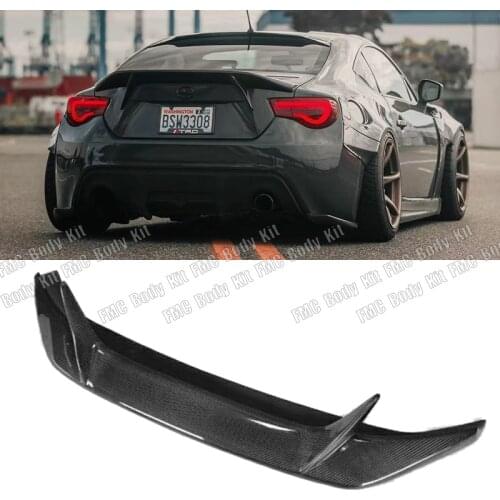 2012-2019 GT86 BRZ FR-S Spoiler AB Sport Style Carbon Fiber Ducktail Rear Spoiler GT86 Trunk Spoiler BRZ Spoiler //Matte Black