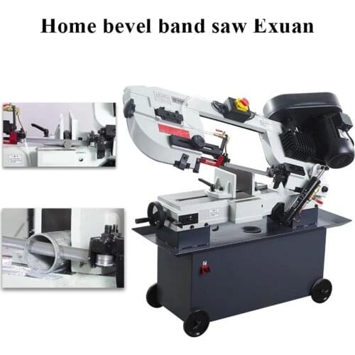 Band saw machine steel cutting machine household angle miter cutting heavy material metal square tube wood electric saw