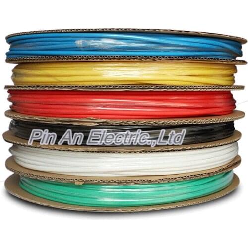 25m/roll 50MM Heat shrinkable tube heat shrink tubing Insulation casing 25m a reel Rohs inflame