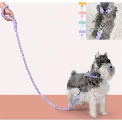 Hand-woven Dog Walking Rope P Chain Pet Leash Dog Leash Pet Outdoor Products 1.5 Meters Dog Collar Accessories Pet Supplies