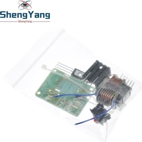 15KV High Frequency DC High Voltage Arc Ignition Generator Inverter Boost Step Up 18650 DIY Kit U Core Transformer Suite 3.7V