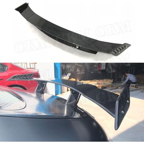 Carbon Fiber Rear Spoiler Tail Trunk Wing For Mercedes Benz AMG GT AMG GTS AMG GTR Coupe 2 Door FRP Rear Boot Spoiler