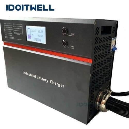 Newest high power 48V battery charger 48V 100A fast Automatic lithium ion lifepo4 lead acid lipo batteries charger with display