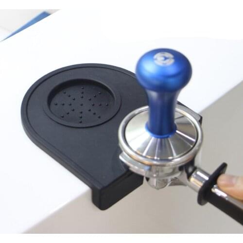 AYEVINCoffee Tampers Mat 58mm Fluted Coffee Tampering Corner Mat Pad Tool Made For Baristas With Non-Slippery Food Safe Silicone