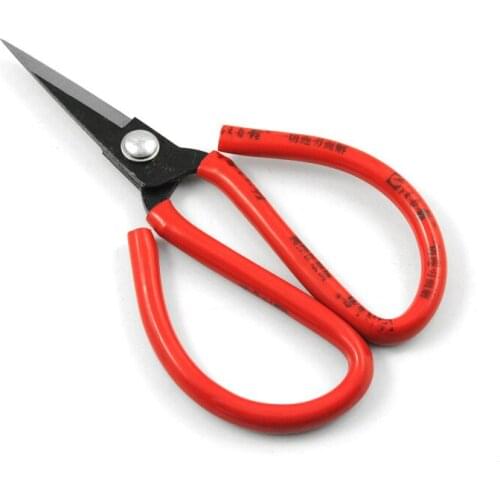 Free shipping 2pcs lot wangwuquan 160mm forged steel rubber coated industry heavy duty scissors
