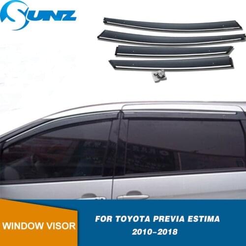 Side Window Deflectors For Toyota Previa Estima 2010 2011 2012 2013 2014 2015 2016 2017 2018 2019 2020 Window Visor SUNZ