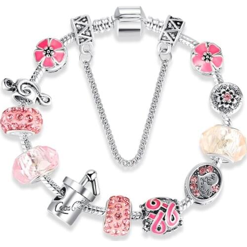 GB001 Spot Girl Bead Bracelet DIY Valentines Day Gift Ball Jewelry