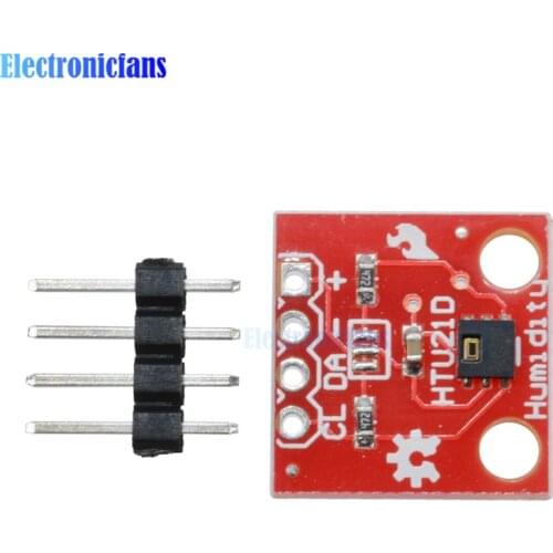 HTU21D Digital Temperature and Humidity Sensor Module Temperature Sensor Breakout Highly Accurate