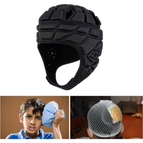 Children Head Guard Goalie Roller Football Goalkeeper Helmet Kids Tennis Child Skating Hat Head Protector Outdoor Caps