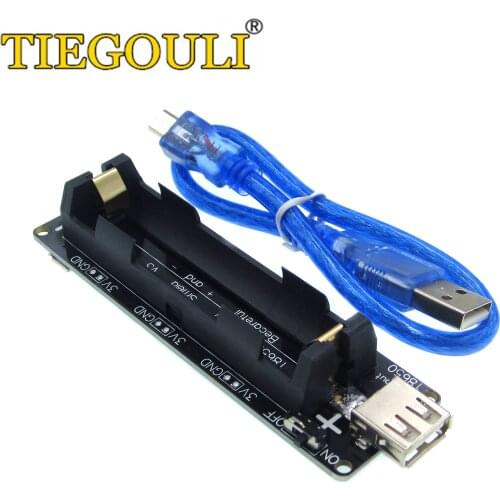 ESP32 ESP32S For Wemos For Raspberry Pi 18650 Battery Charge Shield Board V3 Micro USB Port Type-A USB 0.5A For Arduino Charge