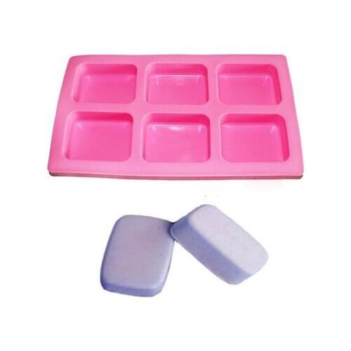 Geometric Basic Plain Rectangle Rounded Corners Soap Mold Silicone