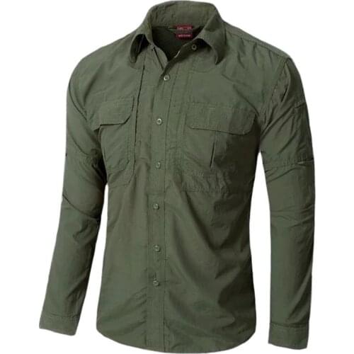 Urban tactical shirt OD casual shirt fast quick drying casual breathable clothing US military clothing