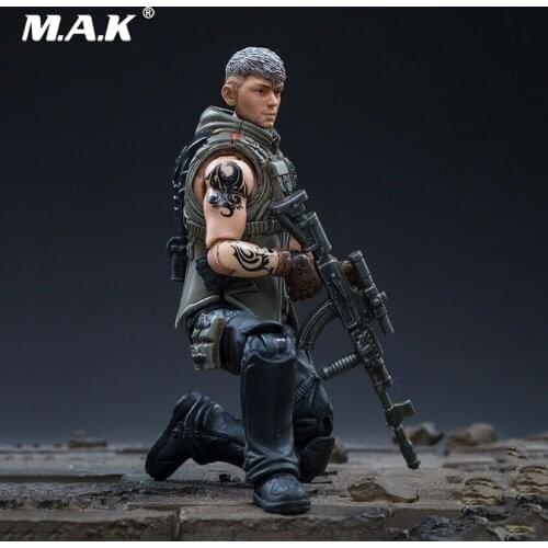 Collectible 1/18 Scale US Military CrossFire CF Wolf Mini Male White Wolf Soldier Action Doll Full Set Dolls for Fans Gifts