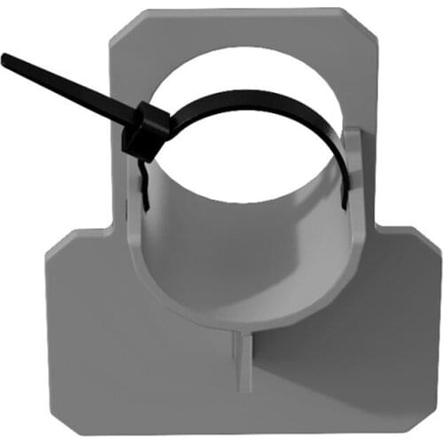 Swimming Pool Pipe Bracket,Hose Support Bracket for Intex Bestway Above Ground 32mm 38mm Hose Outlet with Cable Tie Gray