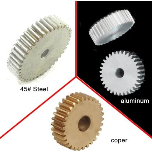 1 piece Copper flat gear 0.5M 70T 71T 72T 73T 74T metal small modulus gear 3/4/5/6mm hole diameter