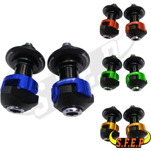 Motorcycle Universal CNC Aluminum Swingarm Spools slider stand screws For Ducati 796/696 MONSTER 821 MONSTER/Dark/Stripe