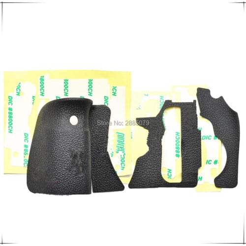 A Set of 3PCS New original Bady rubber (Grip+left side+thumb) repair parts For Canon EOS 60D DS126281 SLR (with Adhesive )