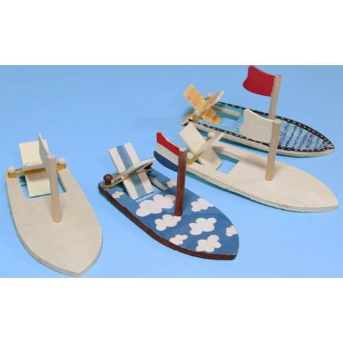 DIY Kits Wooden Sailboat Ship Model Painting Educational Children Kids kindergarten Decoration Gift