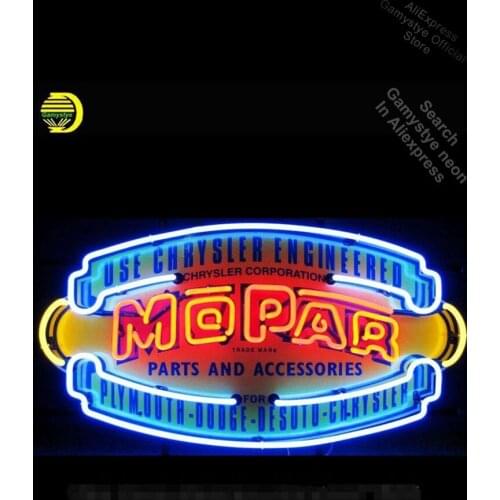 Neon Sign for Car and Motorcycles Mopa Vintage Shield neon bulb Sign Neon Light Signs for Store Beer Bar Pub Neon Signs For Home