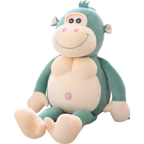 2019 New Variety 100% Polyester Fibers Custom Christmas Cute Gorilla Doll Toy orangutan