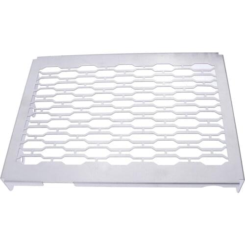 Stainless Steel Motorcycle Radiator Grille Grill Guard Protective Cover for Honda Rebel 300 500 2017-2018 (Silver)