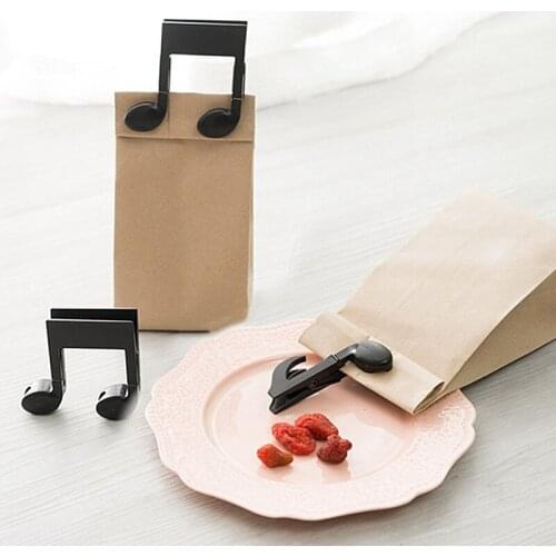2pcs Cute Musical Note Clip Photo DIY Craft Notes Letter Paper Snack Clip Home Clothes Paper Photo Stamp Binder Peg Decoration
