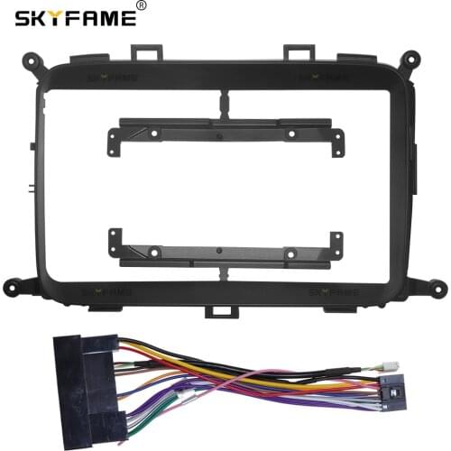 SKYFAME Car Frame Cable For KIA Carens 2013-2016 Screen Dask Kit Fascia Frame