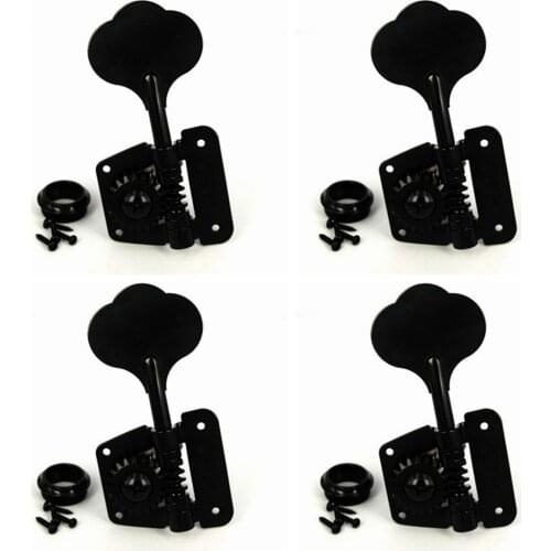 4Left Wilkinson Open Frame Bass Tuner Tuning Peg Black for P/J basse WJBL-200-BK