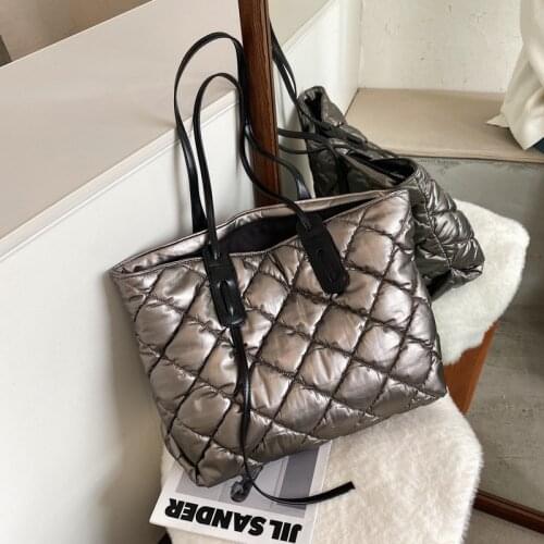 Brand Designer Plaid Quilted Womens Shoulder Bag Casual Handbag Large Square Crossbody Bag