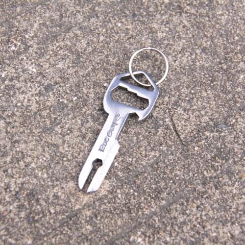 1PC EDC Gear Portable Stainless Steel Keychain Key Tool Pendant Wrench Bottle Opener Mini Unpacking knife Outdoor Multi-tool