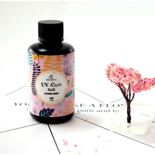 10/15/25/60/100/200g Ultraviolet Curing Solar Cure Sunlight Activated DIY UV Resin Soft Glue