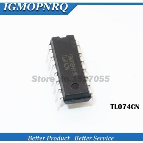 10pcs TL074 TL074CN DIP-14 IC OP AMP QUAD JFET NEW