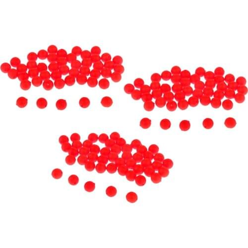 150pcs Fishing High Density Foam Floating Drift Indicators Streams Positioning Floats Ball 6mm 7mm 8.3mm