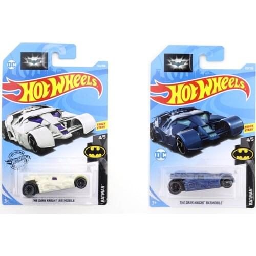 2019-153 THE DARK KNIGHT BATMOBILE Original Hot Wheels Mini Alloy Coupe 1/64 Metal Diecast Model Car Kids Toys Gift