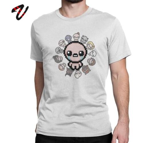 2019 Fashion The Binding Of Isaac Circle Of Characters T-Shirt for Round Collar T Shirt Tee Shirt Tops Tees
