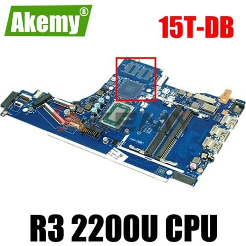Akemy For HP 15T-DB 15-DB 15-DX Laptop Motherboard Ryzen 3 2200U CPU L20666-601 L20666-001 EPV51 LA-G076P 100% Tested