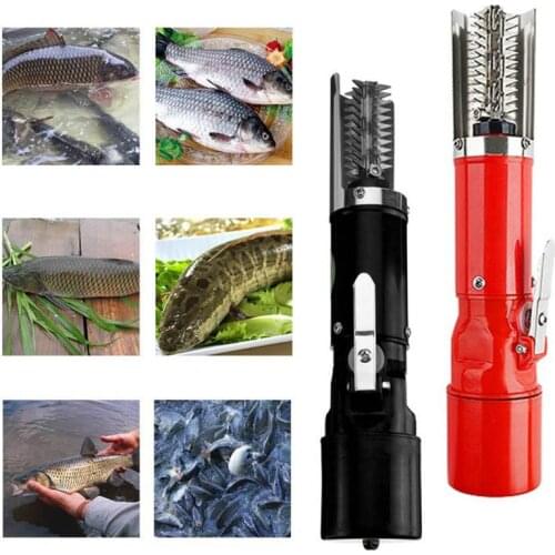 96W Charging Portable Electric Fish Scaler Fishing Scalers Clean Fish Remover Cleaner Descaler Scraper Seafood Tools 2200Mah