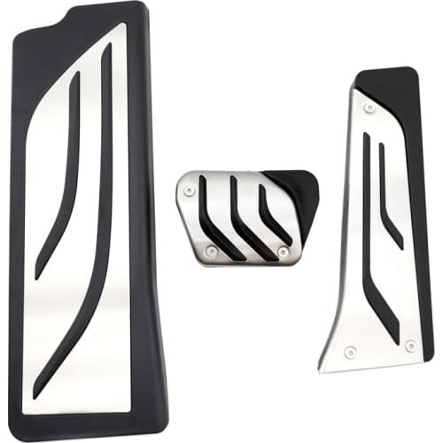 Car Pedals Kit for BMW 3 Series G20 G21 2019 2020 AT Accelerator Gas Brake Footrest Pedal Cover LHD Stainless Steel