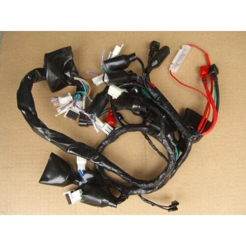 Free shipping moto accessory QINGQI QM200GY cable for Suzuki motorcycle GXT200 DR200 full car line main wiring harness 200cc new