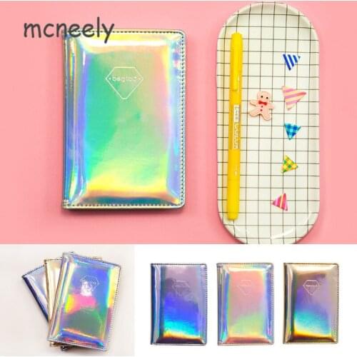 Laser PU Leather Passport Cover Men Travel Wallet Credit Card Holder Cover Russian Driver License Wallet Document Case Laser
