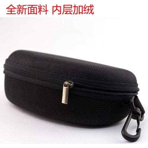 Black sunglasses case, sturdy glasses case, EVA zipper case, sunglasses case
