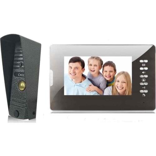 Villa Intercom System Color Video Door Phone with Electronic Door Lock