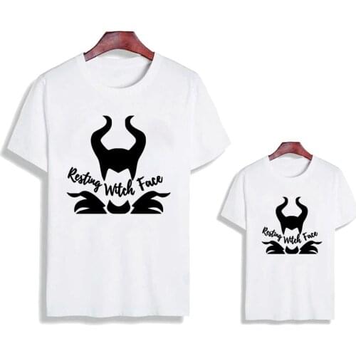 Graphic Tees For Women/Men Father Mother Daughter Son Clothes Summer Short Sleeve Loose White O-neck Family Look Clothes