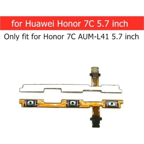 For Huawei Honor 7C AUM-L41 Power Volume Side Key button Flex Cable On Off Switch Flex Cable Replacement Repair Parts