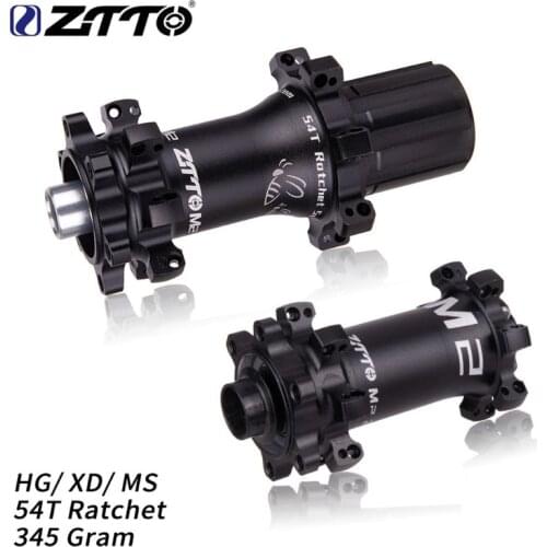 M2 MTB Straightpull Hub Ultralight 28 Hole 54T Ratchet HG XD Micro spline Core fit 12 speed Thru Axle QR 28h