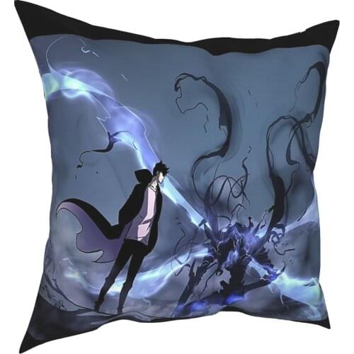 Manhwa Solo Leveling Igris And Sung Jin Woo Pillow Case Cover Easter Pillowcase Cushions Sofa