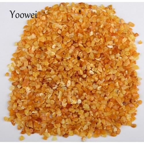 Yoowei Irregular Natural Amber Loose Beads for diy Baltic Original Amber Supplier Chips Beads for Jewelry Seller 3 Optional