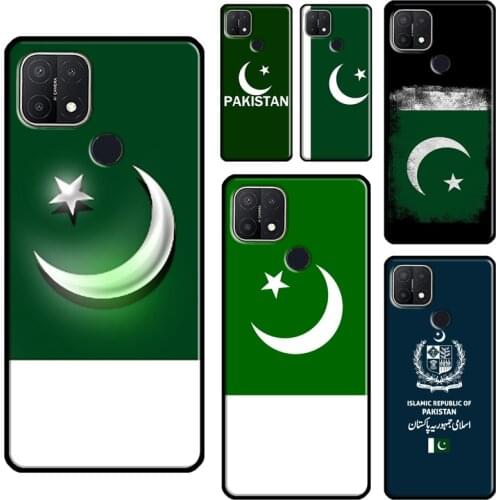 Pakistan Flag For OPPO A15 A91 A83 A1K A3S A5S A5 A9 A31 A53 2020 A52 A72 Reno 4 Pro 2 Z F7 Phone Case