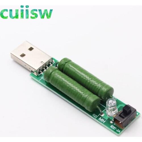 USB Charge Current Detection load Testing instrument 2A/1A Discharge Aging Resistance USB Power Adapter