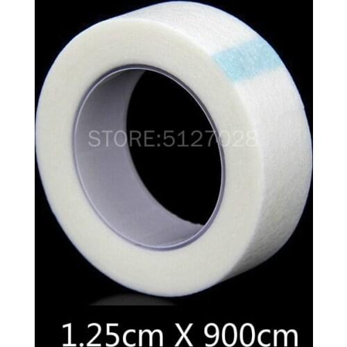 Professional 5Rolls Eyelash Extension Lint Free Eye Pads White Paper Under Patches Tool for False Lashes Patch Medical Tapes